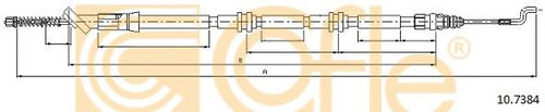 Cablu, frana de parcare VW AMAROK (2H, S1B) (2010 - 2016) COFLE 10.7384 piesa NOUA