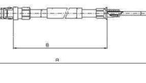 Cablu, frana de parcare VW JETTA III (1K2) LINEX L...