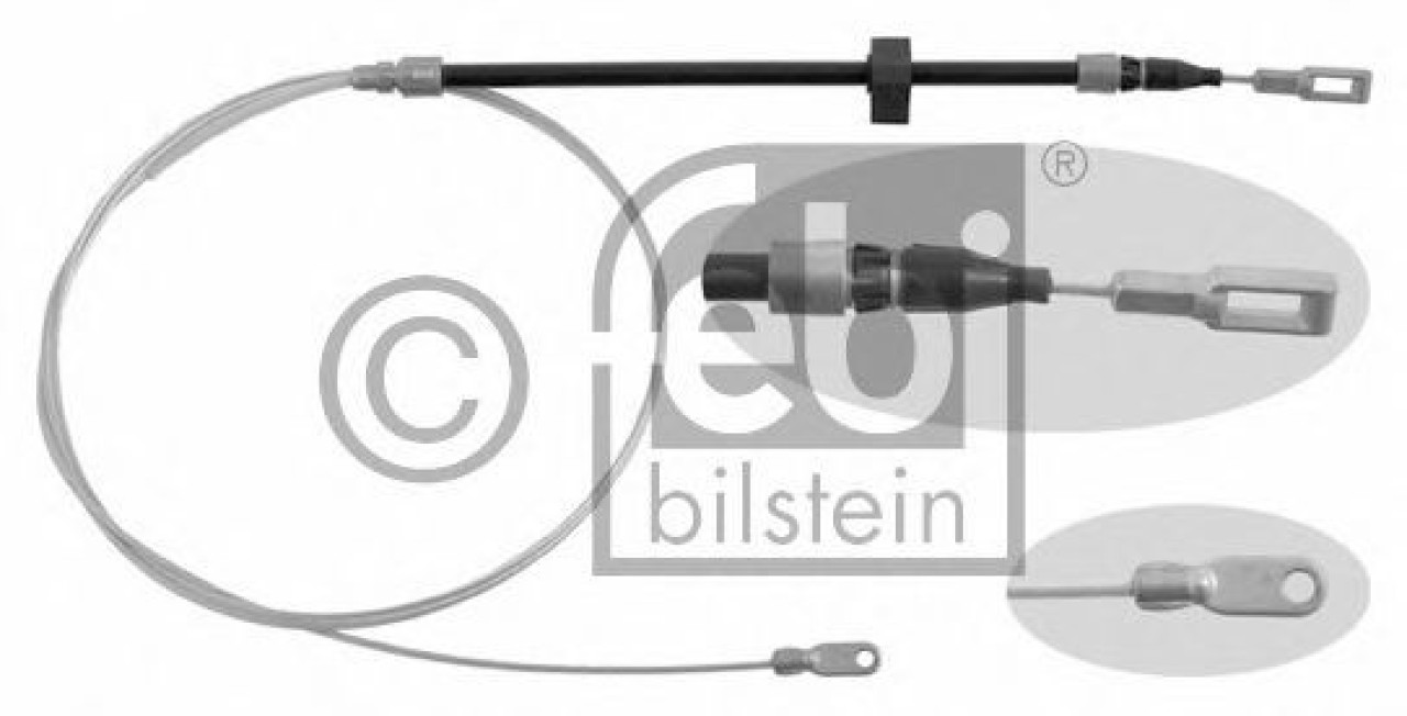 Cablu, frana de parcare VW LT II caroserie (2DA, 2DD, 2DH) (1996 - 2006) FEBI BILSTEIN 27974 piesa NOUA
