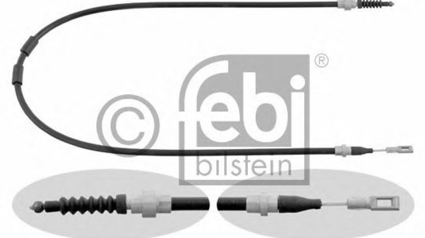 Cablu, frana de parcare VW SHARAN (7M8, 7M9, 7M6) (1995 - 2010) FEBI BILSTEIN 26455 piesa NOUA
