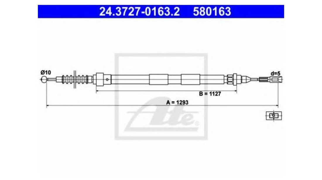 Cablu frana Ford GALAXY (WGR) 1995-2006 #2 107620