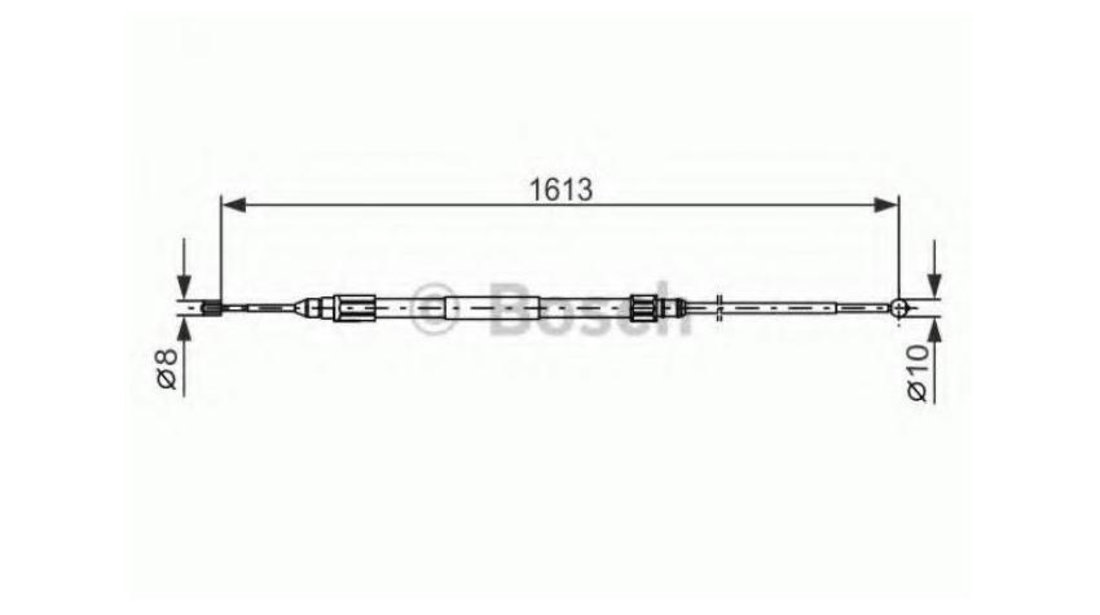 Cablu frana mana BMW X3 (E83) 2004-2016 #2 1987477987