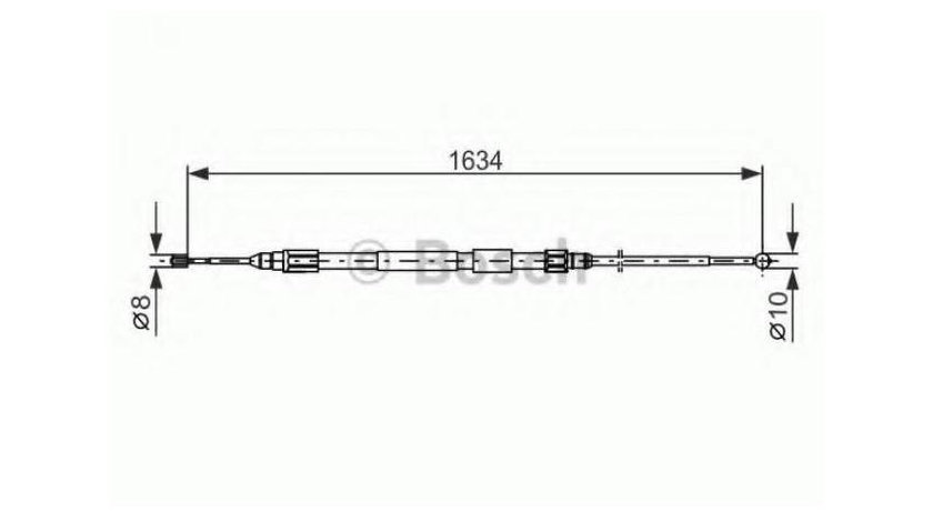 Cablu frana mana BMW X3 (E83) 2004-2016 #2 1987477988