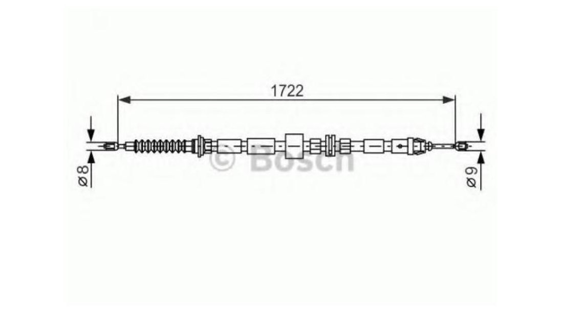 Cablu frana mana Ford MONDEO Mk III combi (BWY) 2000-2007 #2 1117106