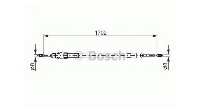 Cablu frana mana Peugeot 1007 (KM_) 2005-2016 #2 1987477239