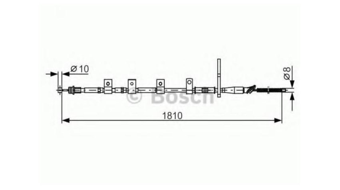 Cablu frana mana Suzuki SWIFT III (MZ, EZ) 2005-2016 #2 1987482356