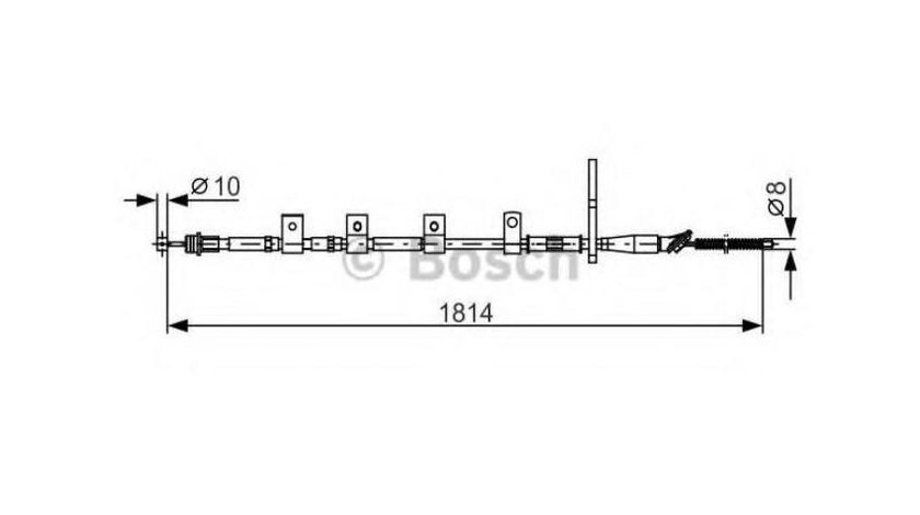 Cablu frana mana Suzuki SWIFT III (MZ, EZ) 2005-2016 #2 1987482357