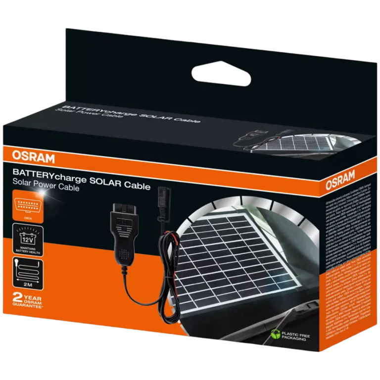 Cablu Panou Solar Osram BATTERYcharge SOLAR Cable 12V 3M OSPOBD
