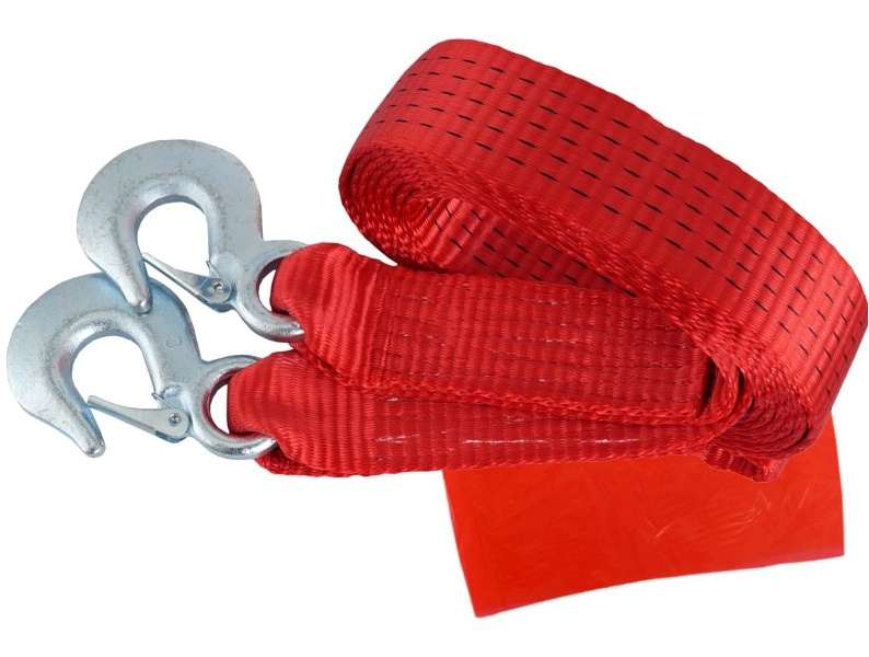Cablu Remorcare Tip Bandă Cu Cârlige Carmotion Heavy Duty 5500KG 4M 58987