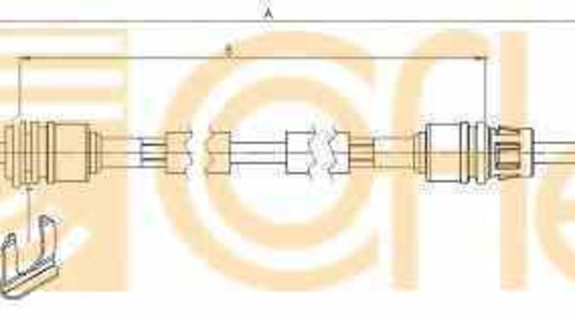 Cablu timonerie cutie viteze manuala ALFA ROMEO MITO 955 LINEX LIN144409
