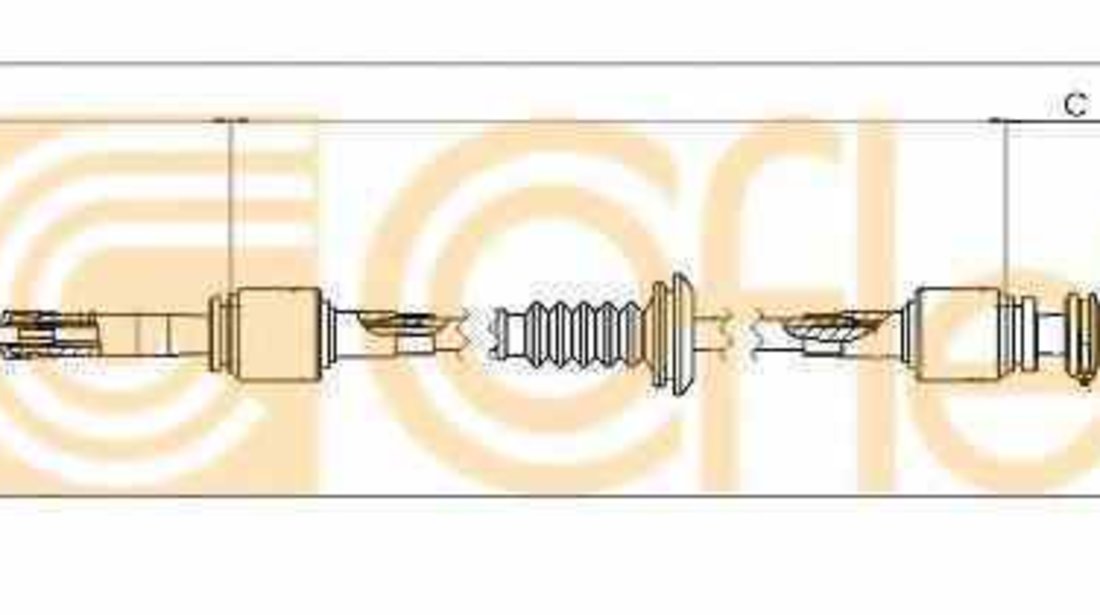 Cablu timonerie cutie viteze manuala FIAT DUCATO bus 230 LINEX LIN144406