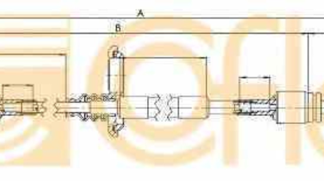 Cablu timonerie cutie viteze manuala MERCEDES-BENZ VITO bus 638 LINEX LIN274402