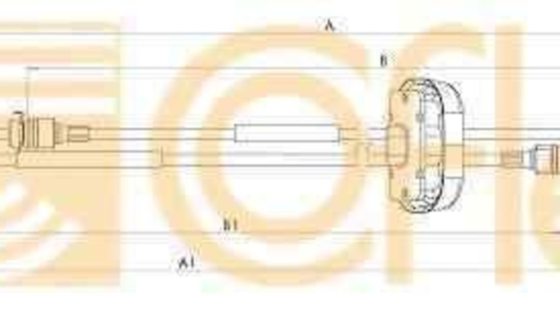 Cablu timonerie cutie viteze manuala NISSAN PRIMASTAR platou / sasiu LINEX LIN354414