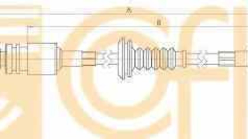 Cablu timonerie cutie viteze manuala Producator IVECO 504039020