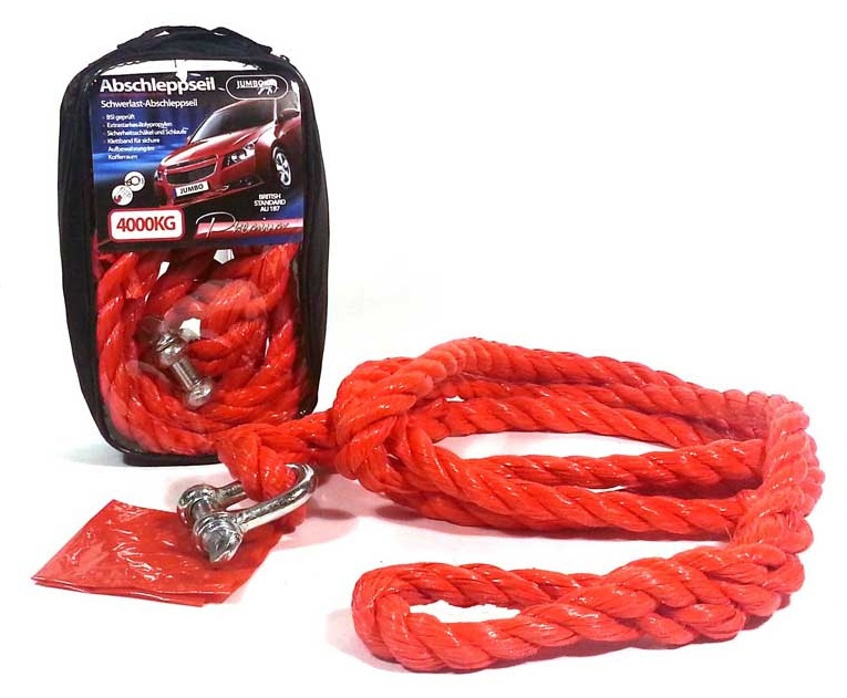 Cablu Tractare Fix 4000KG Jumbo Heavy Duty Abschleppseil PC4320