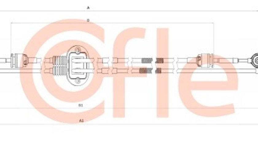 Cablu,transmisie manuala (102464 COFLE) FORD