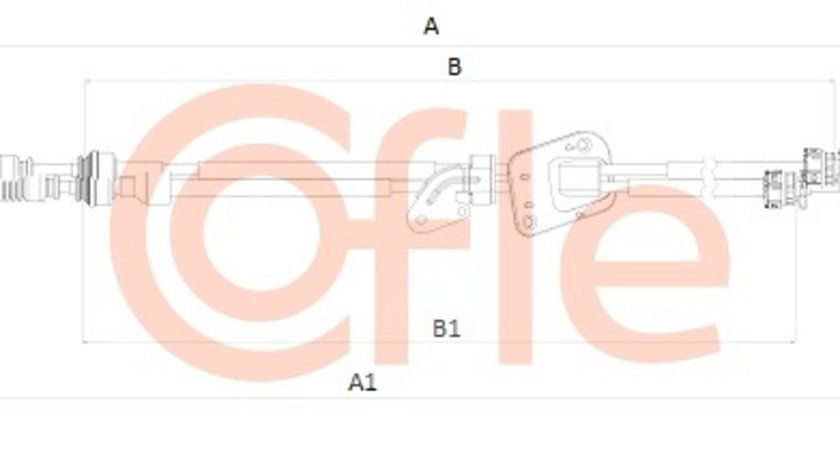 Cablu,transmisie manuala (181803 COFLE) TOYOTA