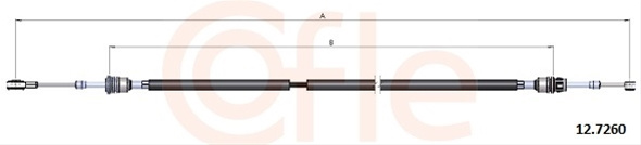 Cablu,transmisie Manuala Cofle Fiat 12.7260