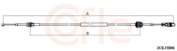 Cablu Transmisie Manuala Cofle Fiat 2CB.FI006