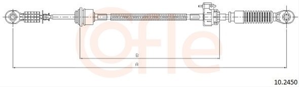 Cablu,transmisie Manuala Cofle Ford 10.2450