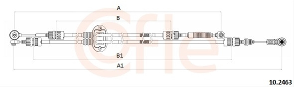 Cablu Transmisie Manuala Cofle Ford 10.2463