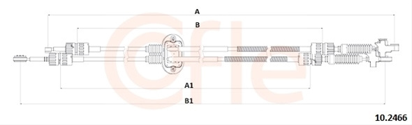 Cablu Transmisie Manuala Cofle Ford 10.2466