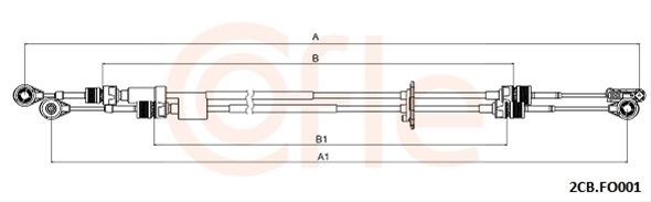 Cablu Transmisie Manuala Cofle Ford 2CB.FO001