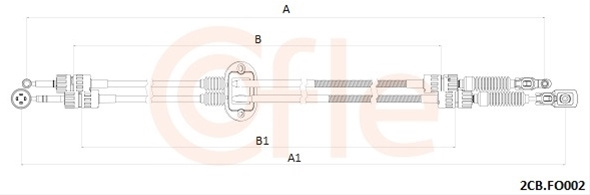 Cablu Transmisie Manuala Cofle Ford 2CB.FO002