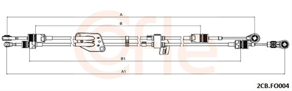 Cablu Transmisie Manuala Cofle Ford 2CB.FO004