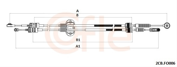 Cablu Transmisie Manuala Cofle Ford 2CB.FO006