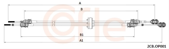 Cablu Transmisie Manuala Cofle Opel 2CB.OP001