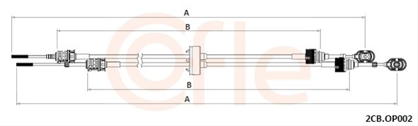 Cablu Transmisie Manuala Cofle Opel 2CB.OP002
