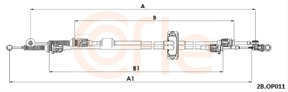 Cablu Transmisie Manuala Cofle Renault 2CB.OP011