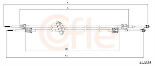 Cablu Transmisie Manuala Cofle Vw 11.3356