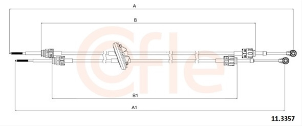 Cablu Transmisie Manuala Cofle Vw 11.3357