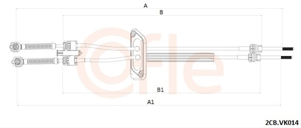 Cablu Transmisie Manuala Cofle Vw 2CB.VK014