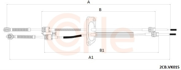Cablu Transmisie Manuala Cofle Vw 2CB.VK015