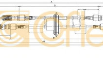 Cablu,transmisie manuala FIAT 500 C (312) (2009 - ...