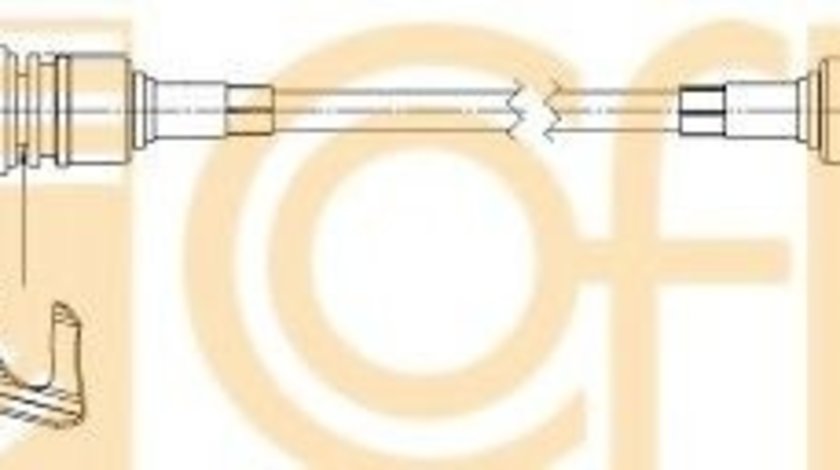Cablu,transmisie manuala FIAT PUNTO (199) (2012 - 2016) COFLE 12.7256 piesa NOUA