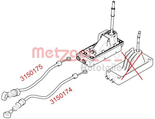 Cablu Transmisie Manuala Metzger Mini 3150175