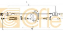 Cablu,transmisie manuala OPEL MOVANO caroserie (F9...