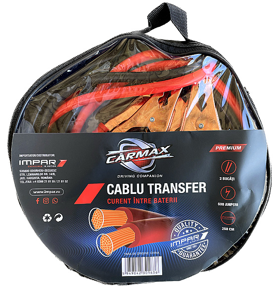 Cabluri Curent Carmax 600Ah 2.6M 21220