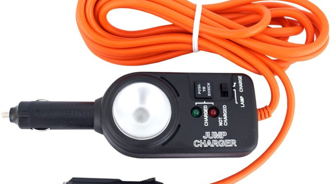 Cabluri Jumper De 3,5 M Pentru Pornirea De La Brichetă Cu Funcție De încărcare și Lampă 01133