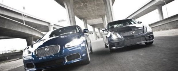 Cadillac CTS-V vs. Jaguar XFR: un duel redutabil