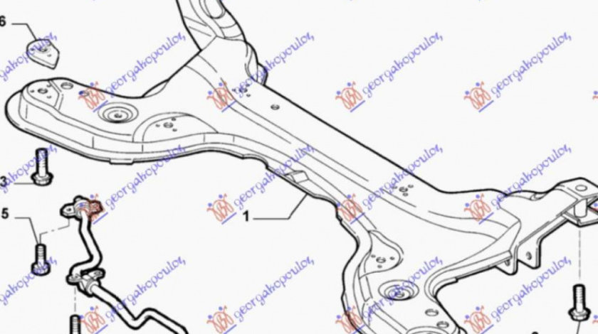 Cadru Motor - Fiat Albea 2005 , 51769350