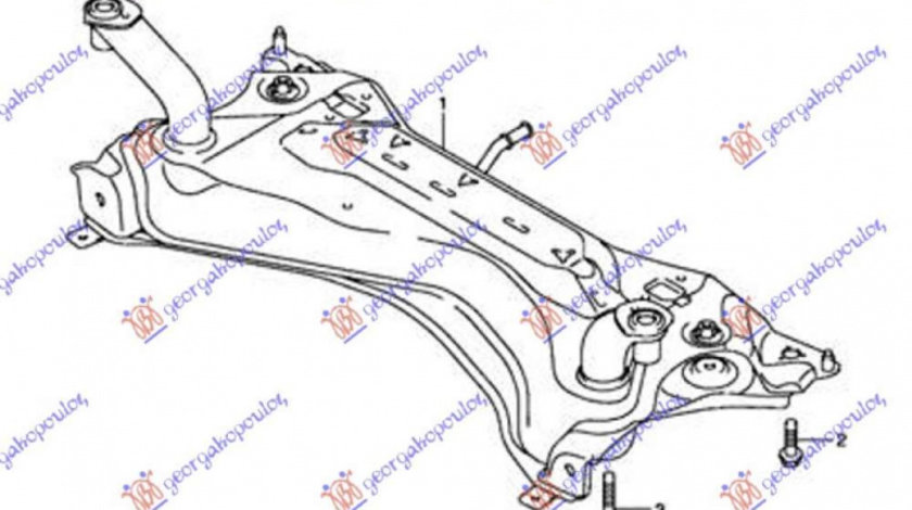 Cadru Motor - Kia Shuma 1996 , 0k2c0-34-800a