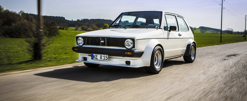 Calatorie in timp cu ABT Sportsline si un VW Golf GTI modificat in 1982