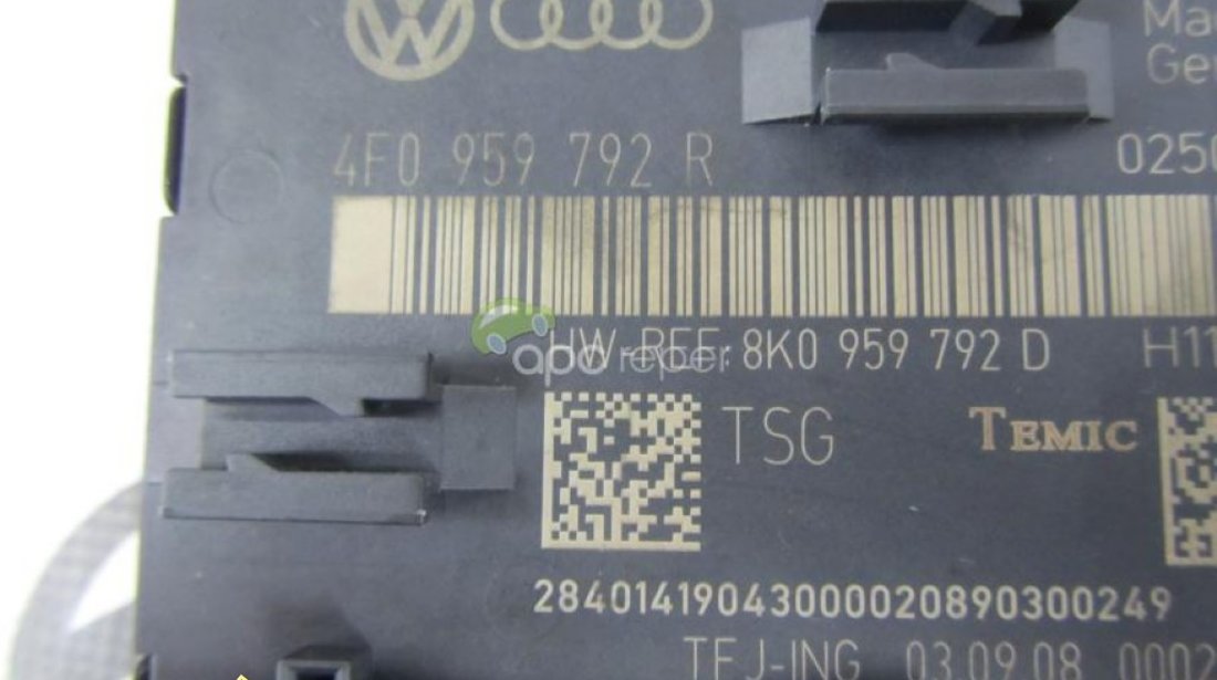Calculatoare Usi Audi Q7 4L cod 4F0959792R