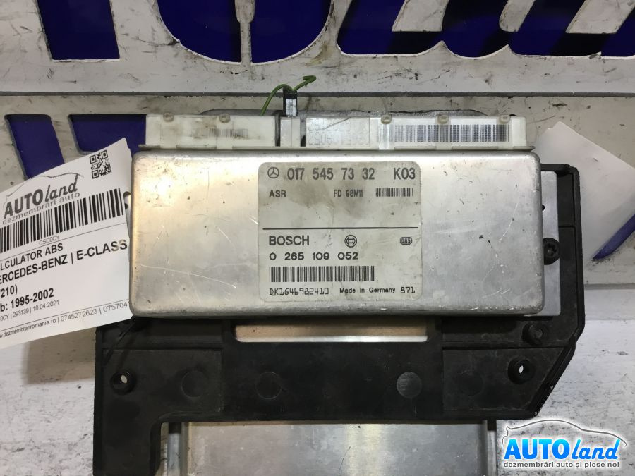 Calculator ABS 0265109052 Mercedes-Benz E-CLASS W210 1995-2002