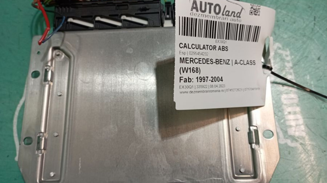Calculator ABS 0295454232 Esp Mercedes-Benz A-CLASS W168 1997-2004
